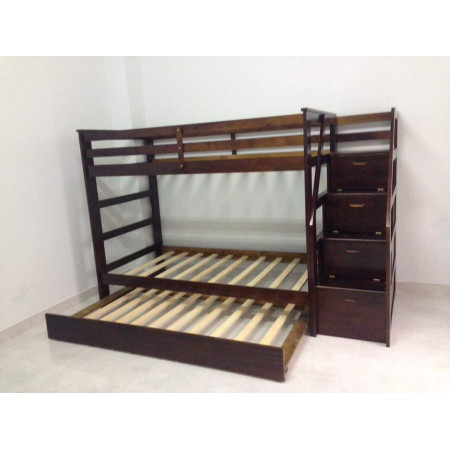 165 Eps : Giường 2 Tầng Cầu Thang Liên Hợp - 1m